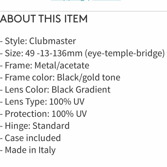 AQS CLUBMASTER SUNGLASSES NWT DUSTCLOTH AND CASE - Picture 3 of 3